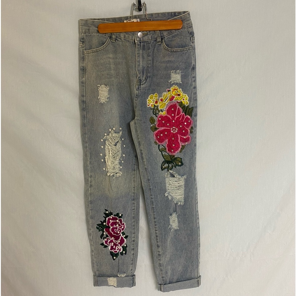 Ursine hand crafted denim jeans. Size Small